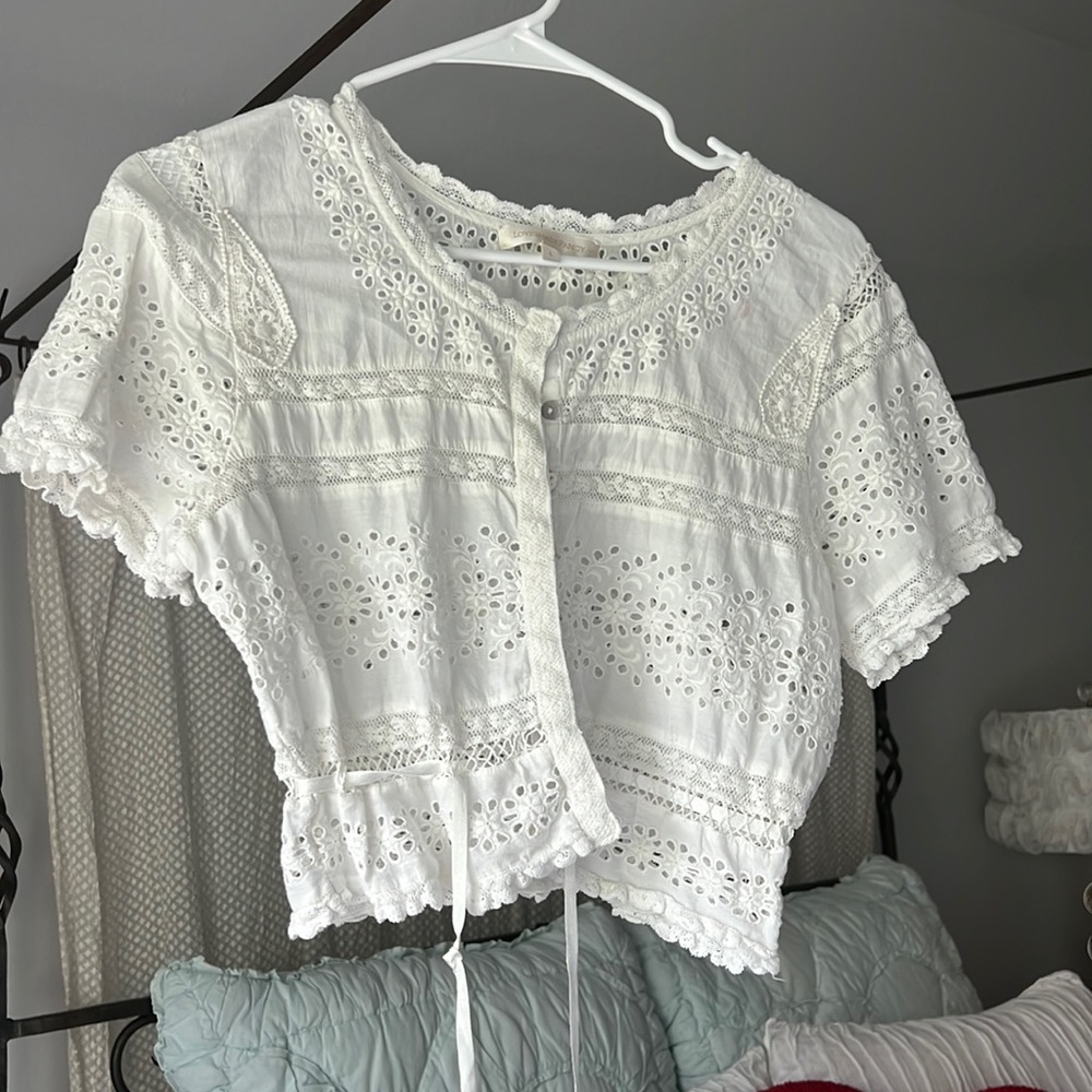 Loveshack fancy lace top Fits Xs- L